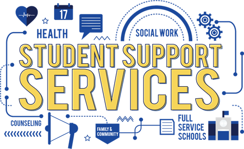 Student Support Services- Counseling, Health & Wellness, Family & Community, Academic Support 